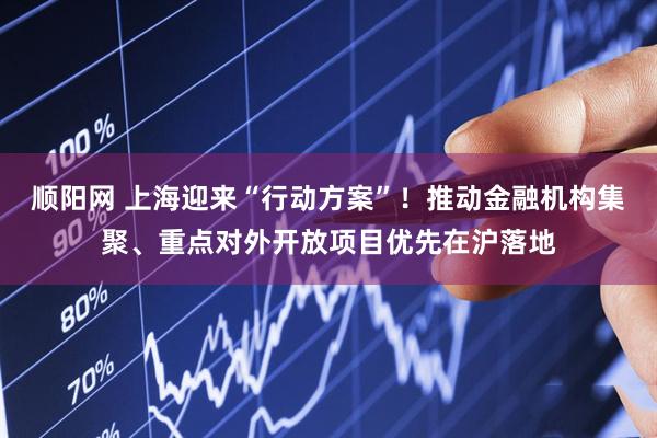 顺阳网 上海迎来“行动方案”！推动金融机构集聚、重点对外开放项目优先在沪落地
