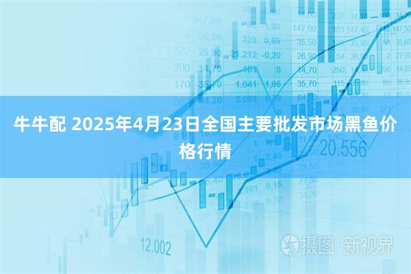 牛牛配 2025年4月23日全国主要批发市场黑鱼价格行情
