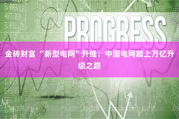 金砖财富 “新型电网”升维：中国电网踏上万亿升级之路